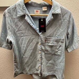 Levi's Denim Blue Casual Shirt